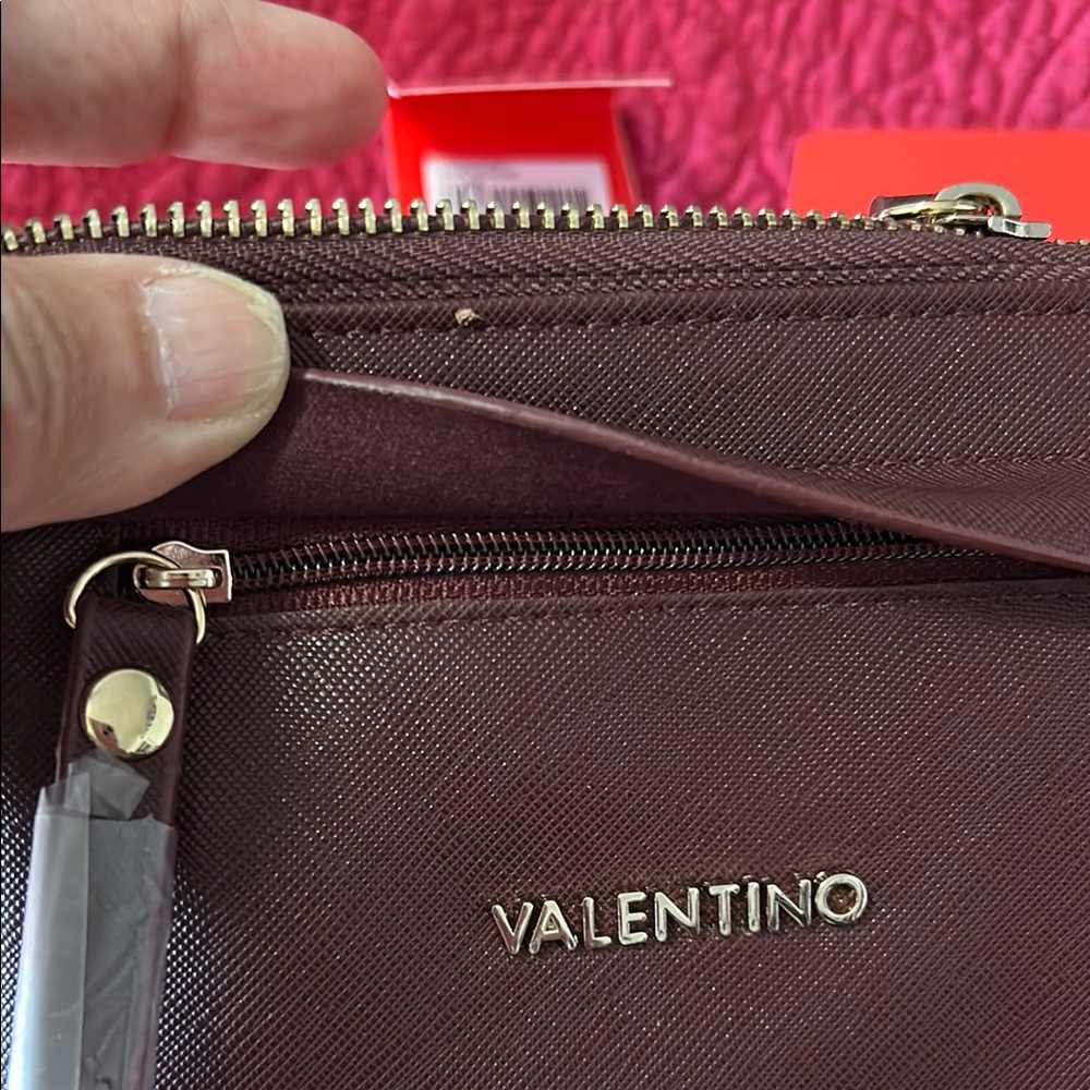Mario Valentino Brown Vegan Leather nwt - Picture 2 of 4